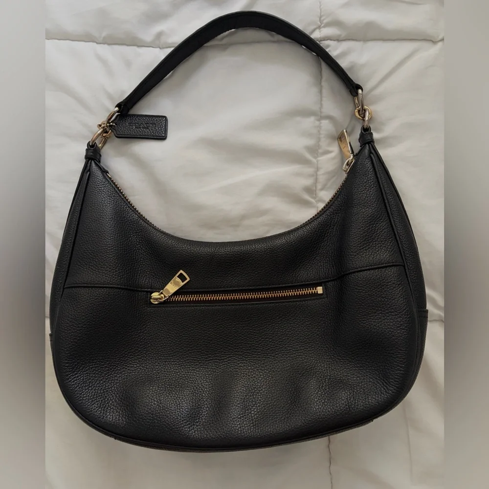 Coach Harley black pebble leather hobo bag - Picture 2 of 6